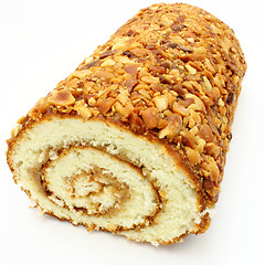 Image showing Fresh swiss roll 