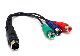 Image showing audio video cables