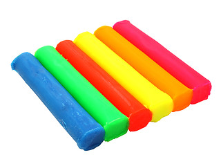 Image showing Color children's plasticine