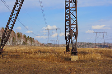 Image showing electrical grid near field