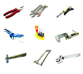 Image showing set of different tools 