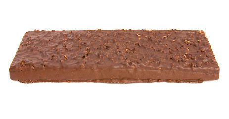 Image showing Chocolate waffles cake 