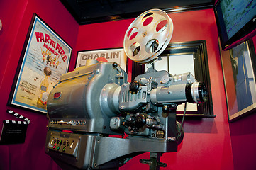 Image showing Vintage film projector