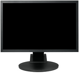 Image showing Computer monitor isolated on white