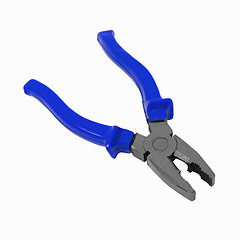 Image showing pliers with blue handles