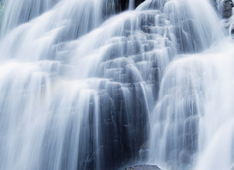 Image showing falling water in the mountains