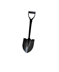 Image showing Garden spade isolated