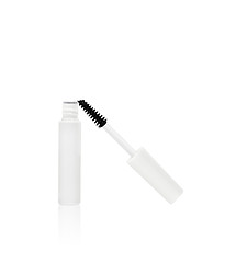 Image showing white mascara for eyes isolated