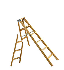 Image showing broken ladder