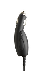 Image showing Car mobile phone charger isolated