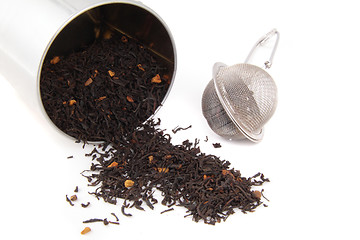 Image showing Black tea isolated