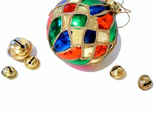 Image showing Christmas Ball and Bells