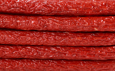 Image showing sausages background