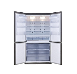 Image showing empty white refrigerator