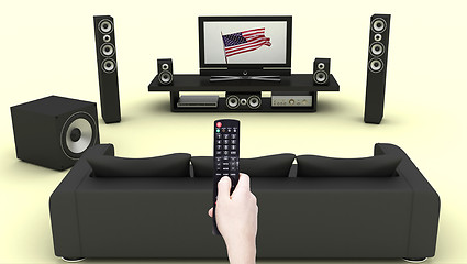 Image showing home theatre