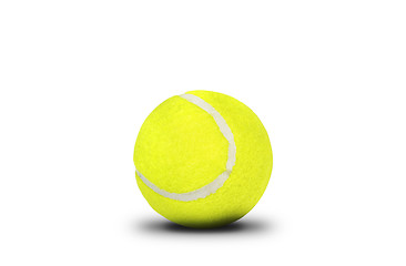 Image showing tennis ball isolated on white