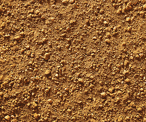 Image showing clay soil background