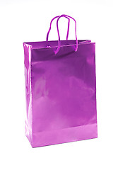 Image showing Purple shopping Bag