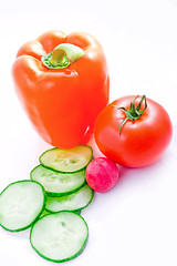 Image showing fresh vegetables