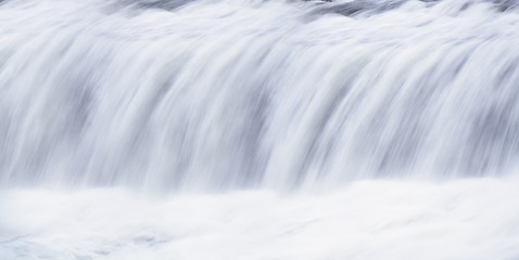 Image showing water cascade streaming down a lasher