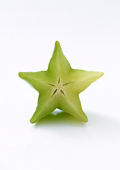 Image showing carambola on the white background