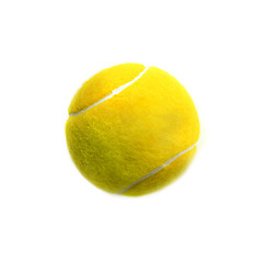 Image showing Tennis ball isolated