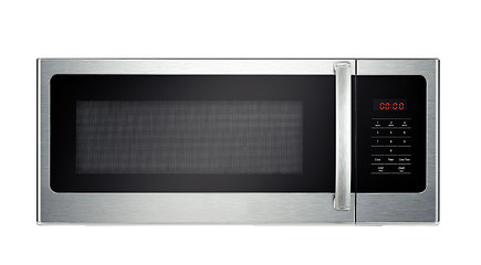 Image showing Modern microwave oven isolated