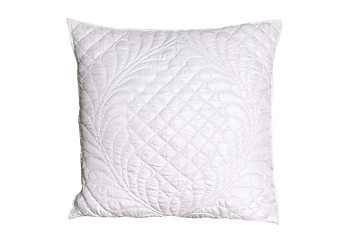 Image showing White pillow. Isolated