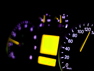 Image showing Speedometer close up