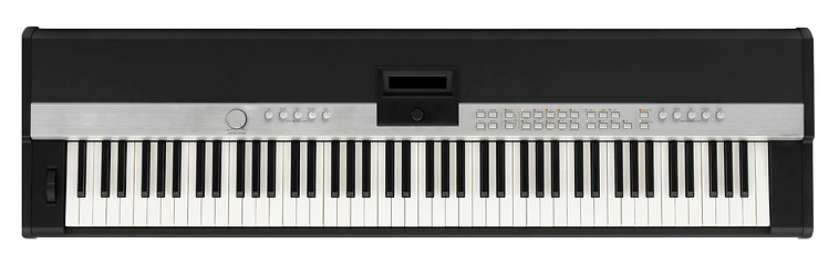 Image showing Piano keyboard close-up