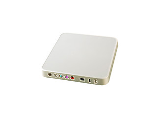 Image showing Digital tv tuner isolate don white