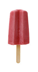 Image showing strawberry ice lolly