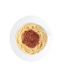 Image showing Pasta with tomato sauce