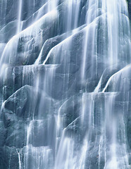 Image showing majestic waterfall