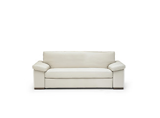Image showing white sofa isolated