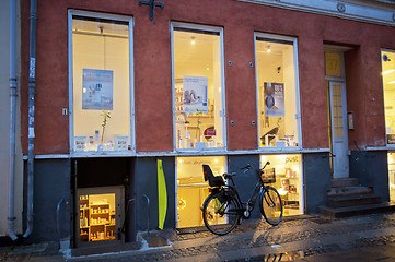 Image showing Boutique at night