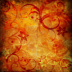 Image showing Abstract floral background