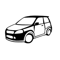 Image showing cars vector