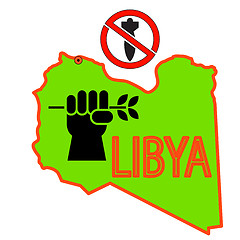 Image showing Stop military operations in Libya.