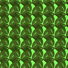 Image showing Seamless wallpaper pattern 