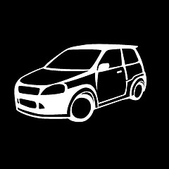 Image showing cars vector