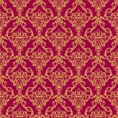 Image showing Seamless wallpaper pattern