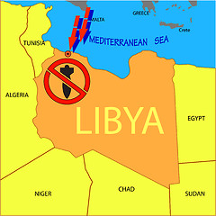 Image showing Stop military operations in Libya.