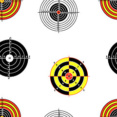 Image showing Seamless background of Targets