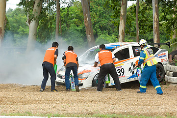 Image showing Touring car race in Pattaya, Thailand, June 2012