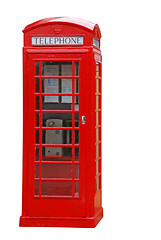 Image showing British telephone booth