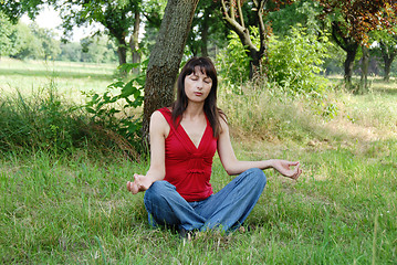 Image showing Woman meditation