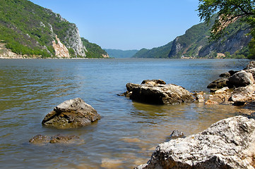 Image showing Danube riverbank landscape