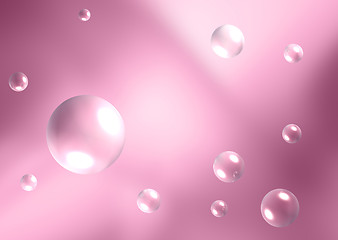 Image showing Abstract bubbles background