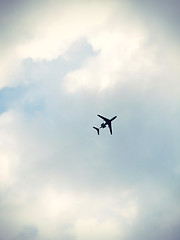 Image showing plane in the sky